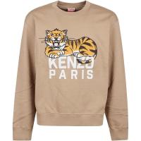 高田贤三(Kenzo)Kenzo联名款男士棕色刺绣经典卫衣时尚百搭休闲套