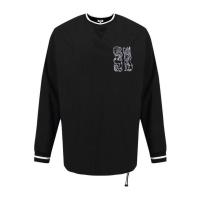 高田贤三(Kenzo)纯棉圆领印花卫衣男休闲百搭套头衫条纹袖口透气