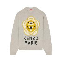 高田贤三(Kenzo)羊毛棉混纺圆领长袖运动卫衣男春季休闲百搭套头