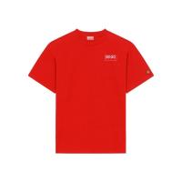 高田贤三(Kenzo)女运动T恤短袖圆领徽标标志休闲百搭中红色潮牌套