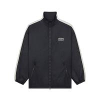 高田贤三(Kenzo)男款运动卫衣聚酰胺纤维立领休闲夹克侧面撞色条