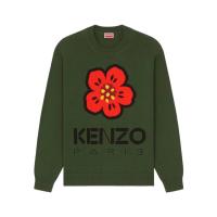 高田贤三(Kenzo)男运动卫衣长袖圆领嵌花设计休闲百搭棉质套头衫