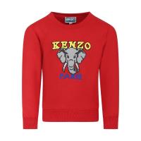 高田贤三(Kenzo)男童长袖卫衣加绒保暖运动休闲圆领套头衫棉质舒