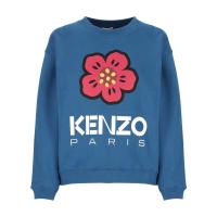 高田贤三(Kenzo)女运动卫衣圆领长袖落肩设计休闲百搭女士套头衫