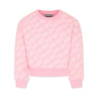 高田贤三(Kenzo)女孩长袖圆领卫衣有机棉运动百搭套头衫休闲舒适