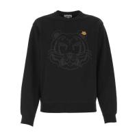 高田贤三(Kenzo)运动休闲百搭女款Tiger图案圆领长袖卫衣