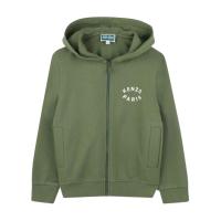 高田贤三(Kenzo)男童棉质拉链连帽卫衣春秋款运动休闲套头衫带帽