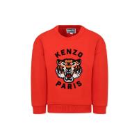 高田贤三(Kenzo)男童长袖纯棉圆领套头卫衣休闲百搭运动保暖外套