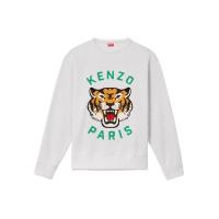 高田贤三(Kenzo)中性刺绣圆领长袖棉质运动衫男女同款休闲百搭卫