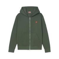 高田贤三(Kenzo)纯棉刺绣拉链连帽卫衣男宽松百搭运动休闲长袖外