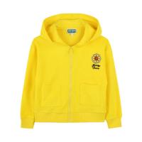 高田贤三(Kenzo)有机棉拉链开合连帽长袖运动卫衣男童青少年春秋