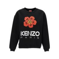 高田贤三(Kenzo)女运动圆领长袖卫衣棉质舒适百搭休闲印花套头衫