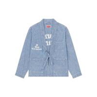 高田贤三(Kenzo)男士和服领刺绣长袖外套春秋休闲百搭棉质开衫上