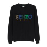 高田贤三(Kenzo)男士圆领羊毛毛衣长袖针织休闲套头衫秋冬潮流百