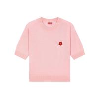 高田贤三(Kenzo)女款羊毛短袖毛衣圆领刺绣卫衣春夏休闲百搭潮牌