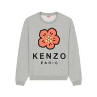 高田贤三(Kenzo)纯棉徽标套头卫衣长袖运动衫男女同款休闲百搭圆