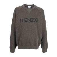 高田贤三(Kenzo)羊毛棉混纺logo圆领卫衣男运动百搭休闲套头衫秋