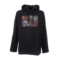 高田贤三(Kenzo)纯棉印花图案卫衣男运动百搭套头衫黑