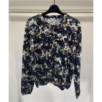 高田贤三(Kenzo)女款长袖针织衫圆领图案装饰休闲百搭配宽松套头