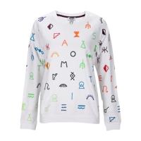 高田贤三(Kenzo)纯棉圆领长袖卫衣女童趣绣花运动百搭套头衫