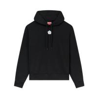 高田贤三(Kenzo)女士棉质连帽卫衣长袖休闲舒适百搭配薄外套运动