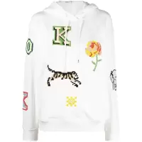 高田贤三(Kenzo)女士运动卫衣带帽印花棉质休闲百搭套头衫