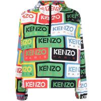 高田贤三(Kenzo)女款印花尼龙防风透气运动卫衣外套