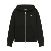 高田贤三(Kenzo)纯棉连帽卫衣男款拉链开合徽标装饰舒适百搭运动