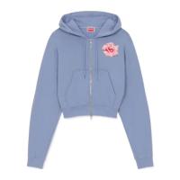 高田贤三(Kenzo)女款运动卫衣棉质舒适百搭连帽套头衫带口袋防风