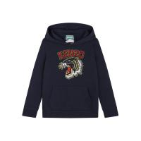 高田贤三(Kenzo)男童长袖带帽棉质运动卫衣休闲舒适百搭套头衫