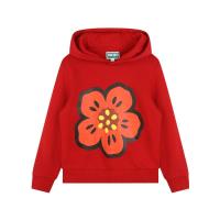 高田贤三(Kenzo)男童长袖卫衣带帽棉质舒适休闲百搭套头衫