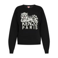 高田贤三(Kenzo)长袖羊毛棉男运动卫衣圆领带卡通印花舒适百搭外