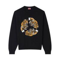 高田贤三(Kenzo)长袖羊毛棉混纺圆领卫衣男时尚百搭运动休闲外套