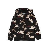 高田贤三(Kenzo)棉质舒适拉链休闲夹克 boys经典风帽运动套头衫男