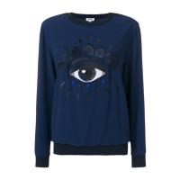 高田贤三(Kenzo)眼睛刺绣圆领长袖运动卫衣女款时尚潮流百搭配色