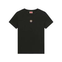 高田贤三(Kenzo)纯棉短袖T恤女经典版型刺绣徽章百搭休闲运动卫衣