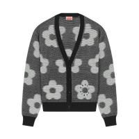 高田贤三(Kenzo)女款花朵图案开衫棉质舒适百搭休闲套头衫外套