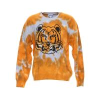 高田贤三(Kenzo)运动潮流男款徽标圆领套头衫长袖圆领老虎印花百