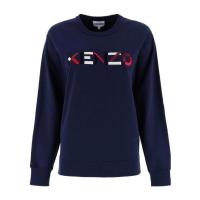 高田贤三(Kenzo)女运动卫衣长袖棉质徽标印花罗纹袖口舒适百搭套