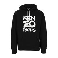 高田贤三(Kenzo)男款棉质带帽卫衣休闲潮流套头拼色运动外套