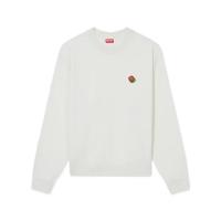 高田贤三(Kenzo)羊毛针织衫女长袖圆领运动休闲百搭配色优雅外套