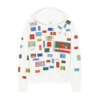 高田贤三(Kenzo)棉质连帽卫衣女款宽松百搭休闲套头衫隐形口袋罗