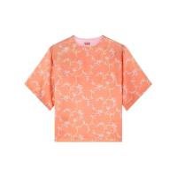 高田贤三(Kenzo)真丝短袖T恤女运动卫衣圆领直下摆百搭休闲舒适潮