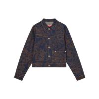 高田贤三(Kenzo)长袖牛仔夹克男修身显瘦纯棉百搭外套潮流韩版男