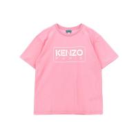 高田贤三(Kenzo)女孩运动卫衣纯棉圆领短袖T恤简约直下摆百搭套头