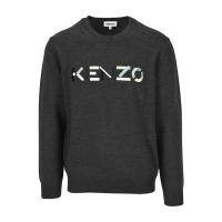 高田贤三(Kenzo)男士圆领撞色logo套头衫休闲百搭潮流运动卫衣外