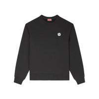 高田贤三(Kenzo)纯棉长袖运动卫衣男圆领休闲百搭潮牌徽标装饰潮