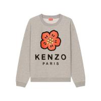 高田贤三(Kenzo)女运动长袖logo印花卫衣棉质舒适百搭圆领套头休
