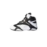 锐步(REEBOK)白皮革圆头系带复古篮球休闲鞋cm增高男鞋