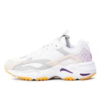 FILA女款休闲运动鞋透气EVA中底复古跑鞋白色拼接潮流百搭鞋